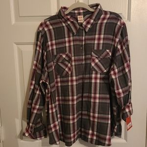 NWT Long Sleeve Button Up Flannel